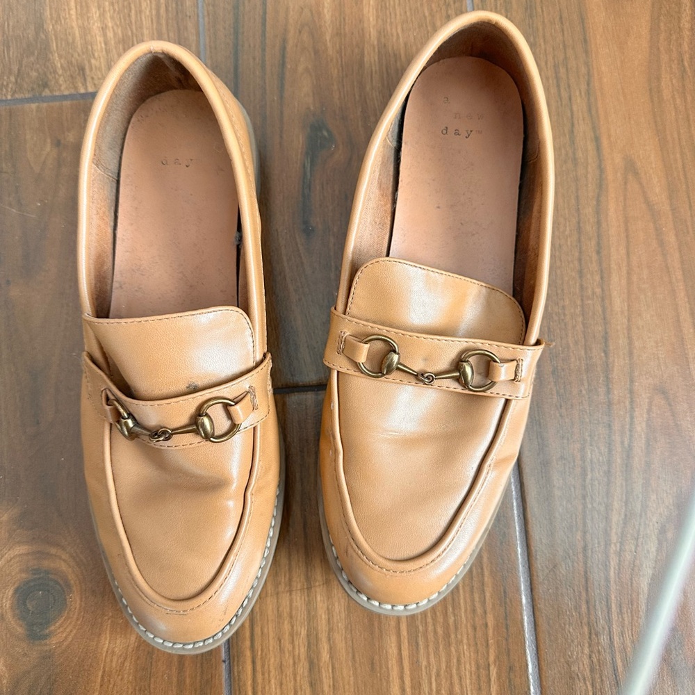 A New Day Women's Camel Loafers
